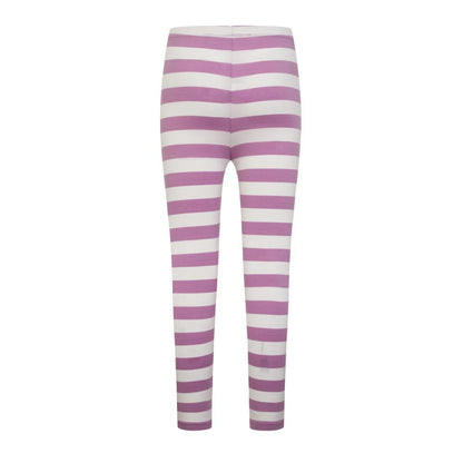 Fuchsia-Fuchsia-Cloud-Cloud - Side - Lazy Jacks Girls Stripe Leggings