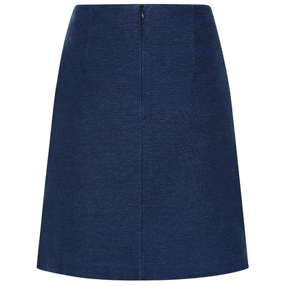 Indigo - Side - Lazy Jacks Womens-Ladies Cotton Skirt