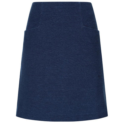 Indigo - Front - Lazy Jacks Womens-Ladies Cotton Skirt