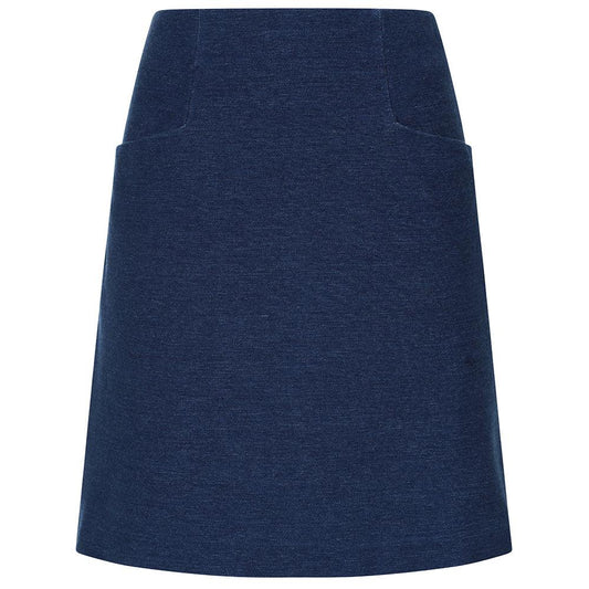 Indigo - Front - Lazy Jacks Womens-Ladies Cotton Skirt