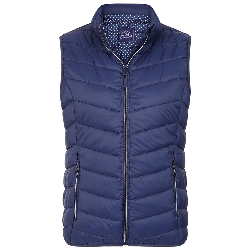 Twilight - Back - Lazy Jacks Womens-Ladies Padded Gilet