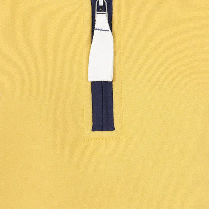 Lemon - Side - Lazy Jacks Womens-Ladies Quarter Zip Sweatshirt