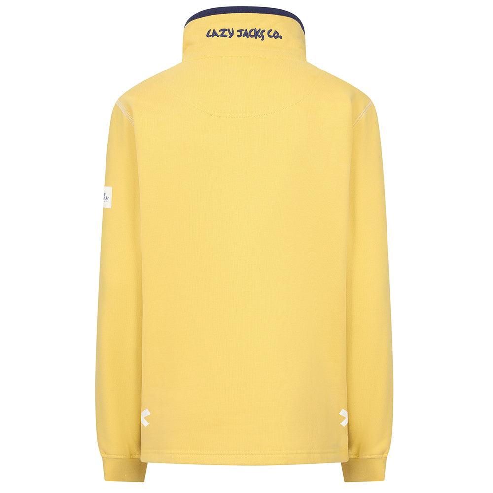 Lemon - Lifestyle - Lazy Jacks Womens-Ladies Quarter Zip Sweatshirt
