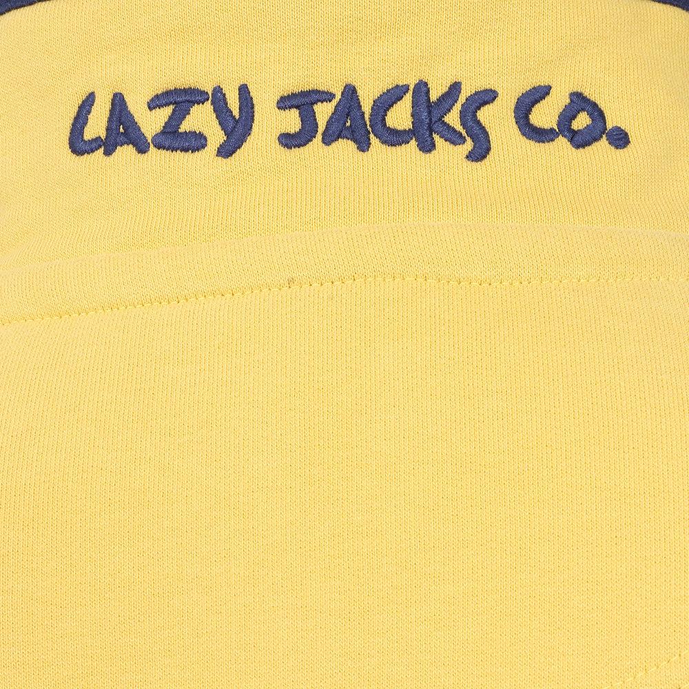 Lemon - Pack Shot - Lazy Jacks Womens-Ladies Quarter Zip Sweatshirt