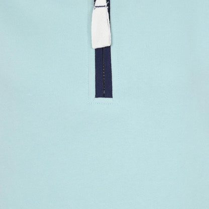 Mint - Side - Lazy Jacks Womens-Ladies Quarter Zip Sweatshirt