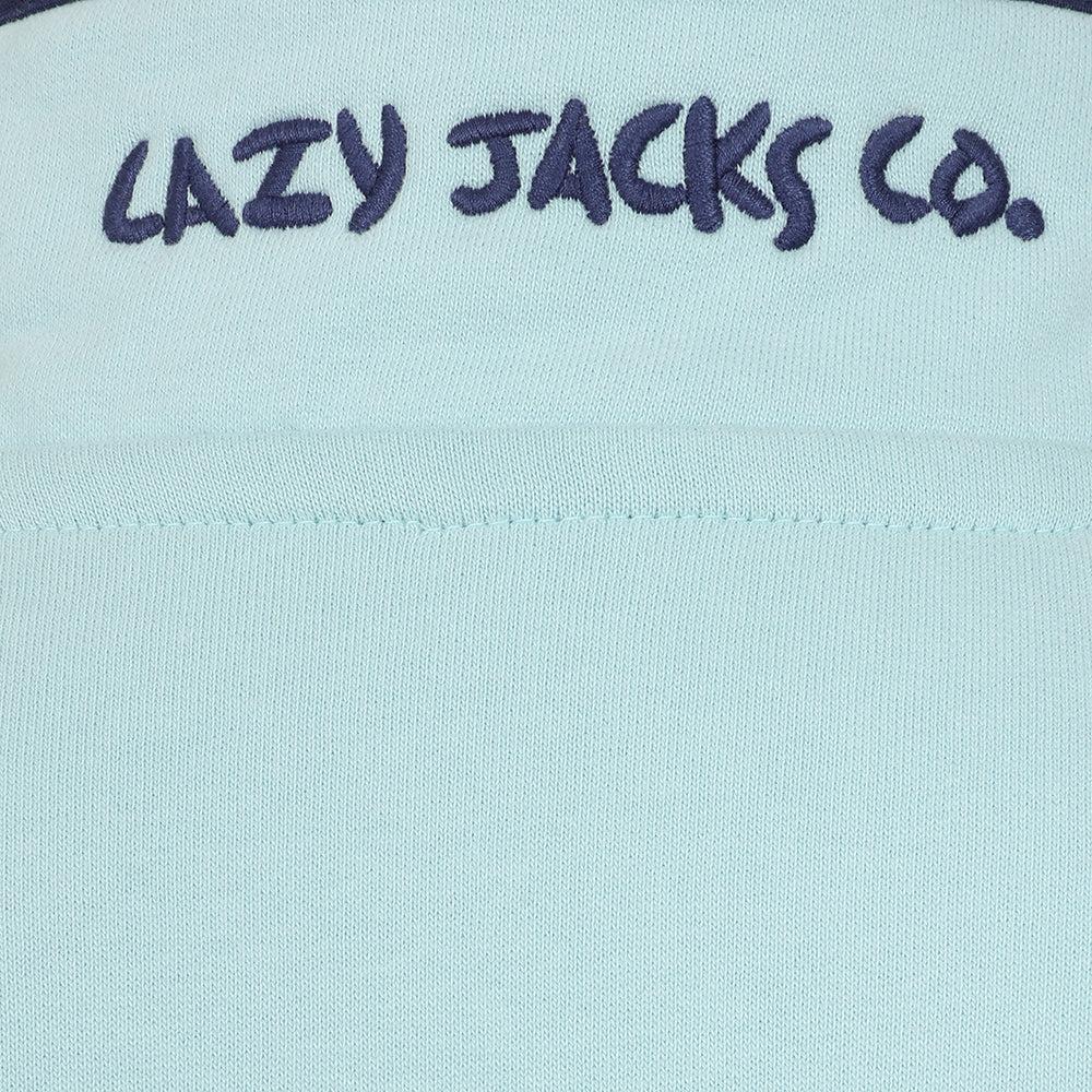 Mint - Pack Shot - Lazy Jacks Womens-Ladies Quarter Zip Sweatshirt