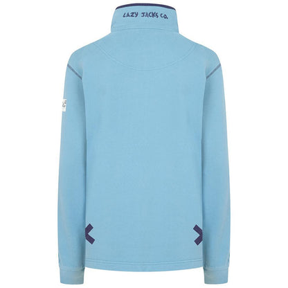 Niagara Blue - Lifestyle - Lazy Jacks Womens-Ladies Quarter Zip Sweatshirt