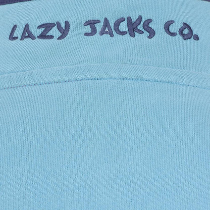 Niagara Blue - Pack Shot - Lazy Jacks Womens-Ladies Quarter Zip Sweatshirt