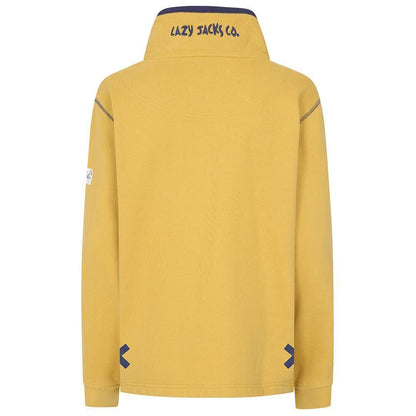 Heather - Side - Lazy Jacks Womens-Ladies Quarter Zip Sweatshirt