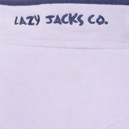 Lilac - Lifestyle - Lazy Jacks Womens-Ladies Quarter Zip Sweatshirt