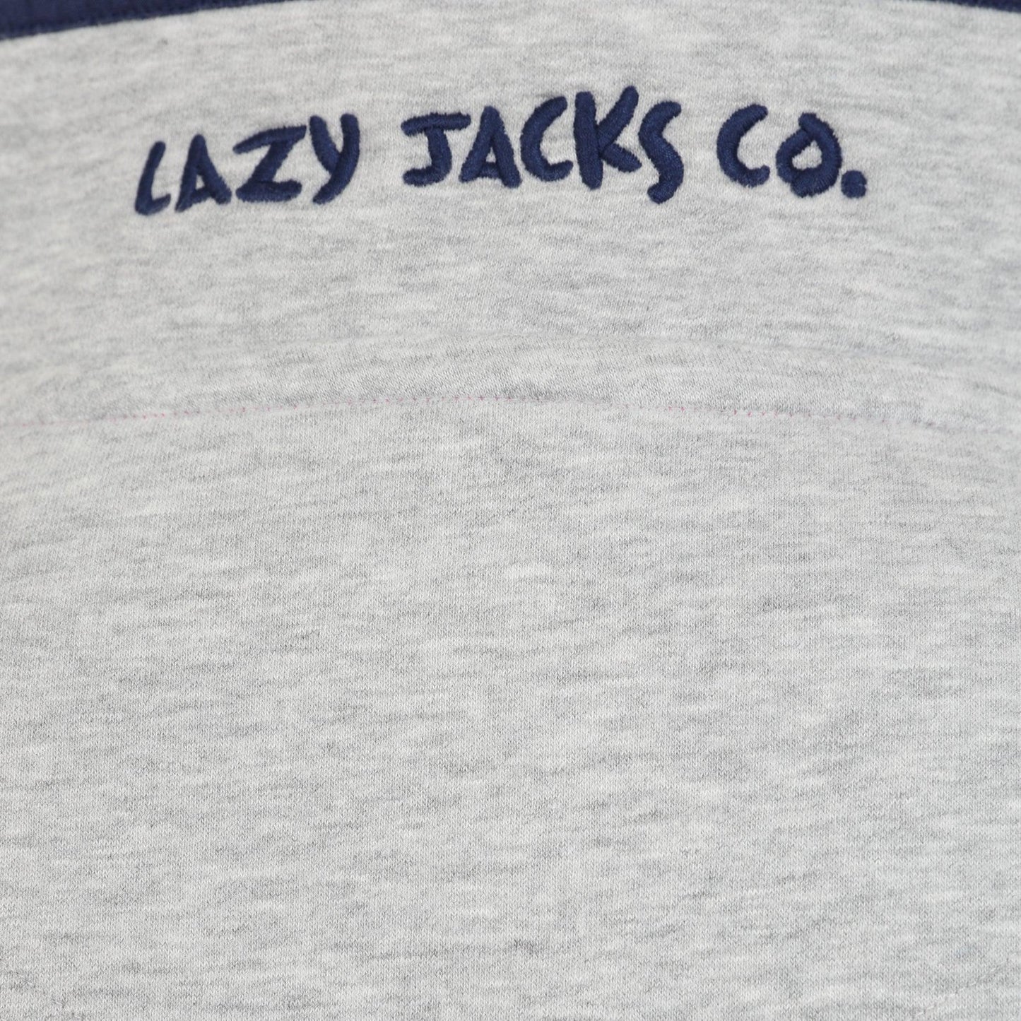 Grey Marl - Pack Shot - Lazy Jacks Womens-Ladies Quarter Zip Sweatshirt