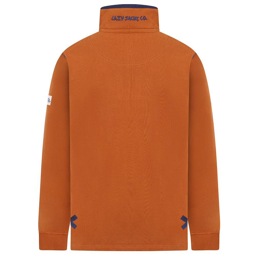 Orange - Lifestyle - Lazy Jacks Womens-Ladies Quarter Zip Sweatshirt