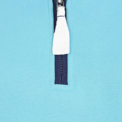 Spearmint - Side - Lazy Jacks Womens-Ladies Quarter Zip Sweatshirt