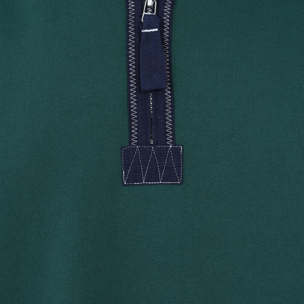 Forest - Side - Lazy Jacks Mens Quarter Zip Sweatshirt