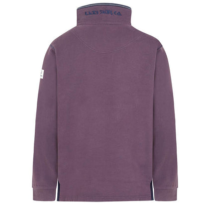 Grape - Side - Lazy Jacks Mens Quarter Zip Sweatshirt