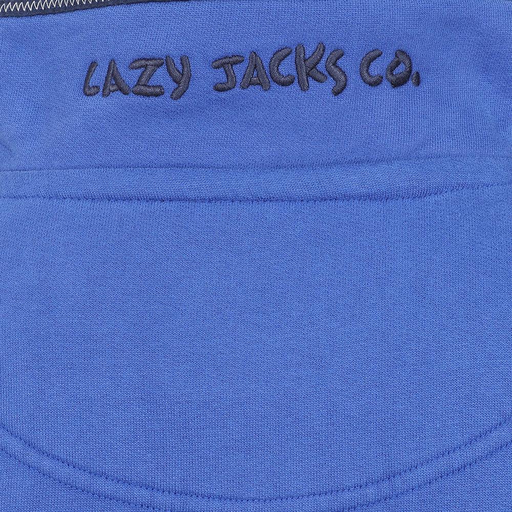 Royal Blue - Lifestyle - Lazy Jacks Mens Quarter Zip Sweatshirt