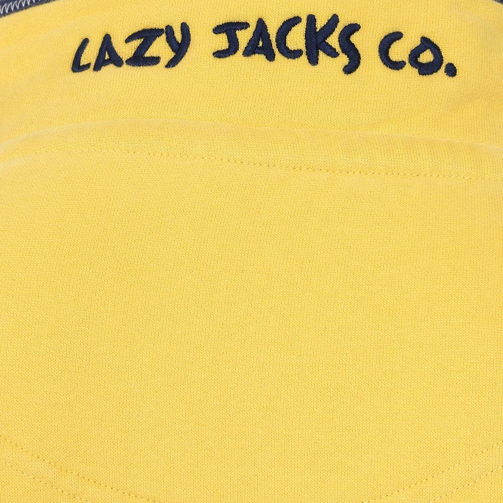 Yellow - Lifestyle - Lazy Jacks Mens Quarter Zip Sweatshirt