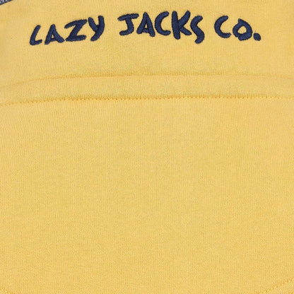Heather - Close up - Lazy Jacks Mens Quarter Zip Sweatshirt