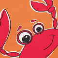 Orange - Side - Lazy Jacks Crab Tote Bag