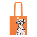 Orange - Front - Lazy Jacks Dalmatian Tote Bag
