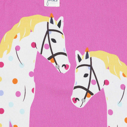 Pink - Side - Lazy Jacks Pony Tote Bag