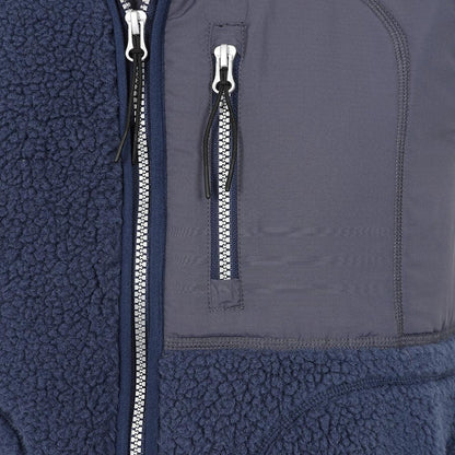 Marine - Back - Lazy Jacks Mens Sherpa Fleece Gilet