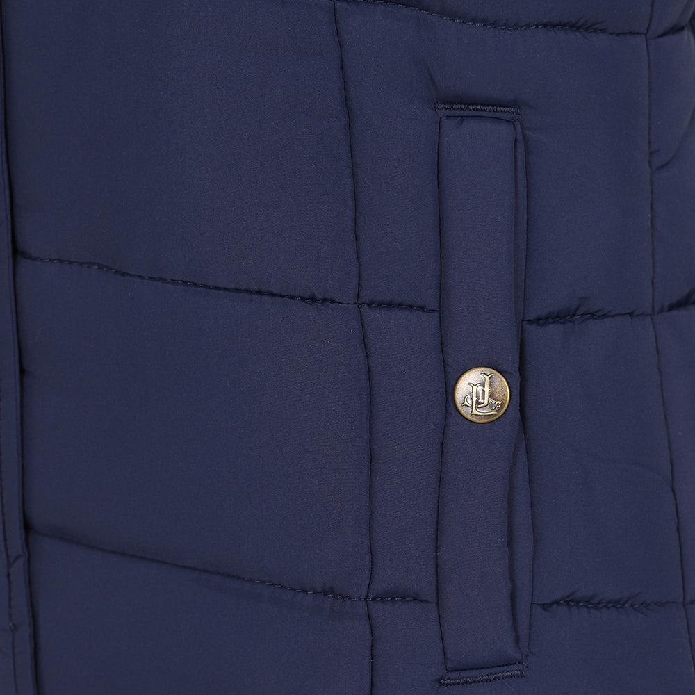 Marine - Lifestyle - Lazy Jacks Womens-Ladies Contrast Lining Gilet