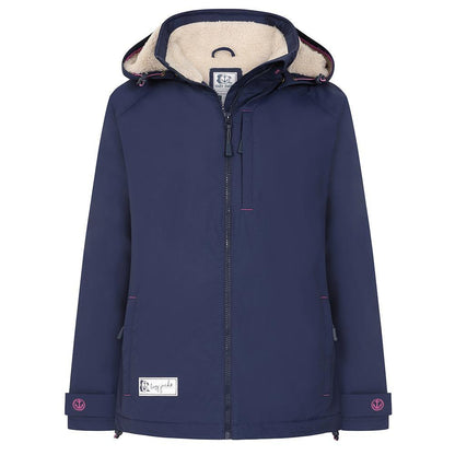 Marine - Front - Lazy Jacks Womens-Ladies Snug Fit Fleece Jacket