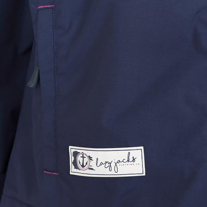 Marine - Side - Lazy Jacks Womens-Ladies Snug Fit Fleece Jacket