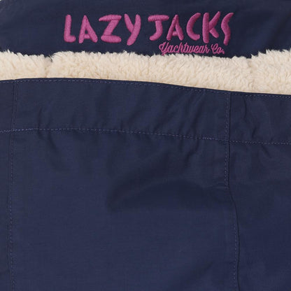 Marine - Pack Shot - Lazy Jacks Womens-Ladies Snug Fit Fleece Jacket