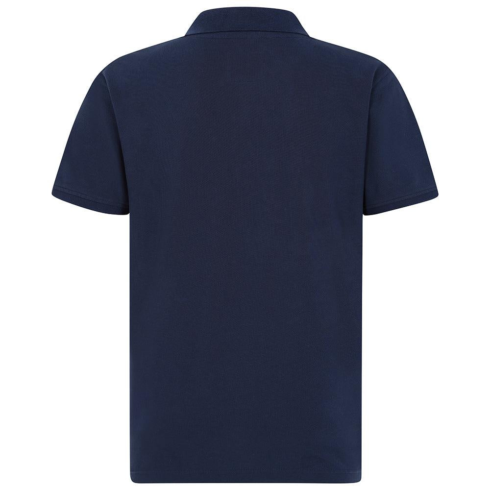 Marine-Marine - Side - Lazy Jacks Mens Embroidered Polo Shirt