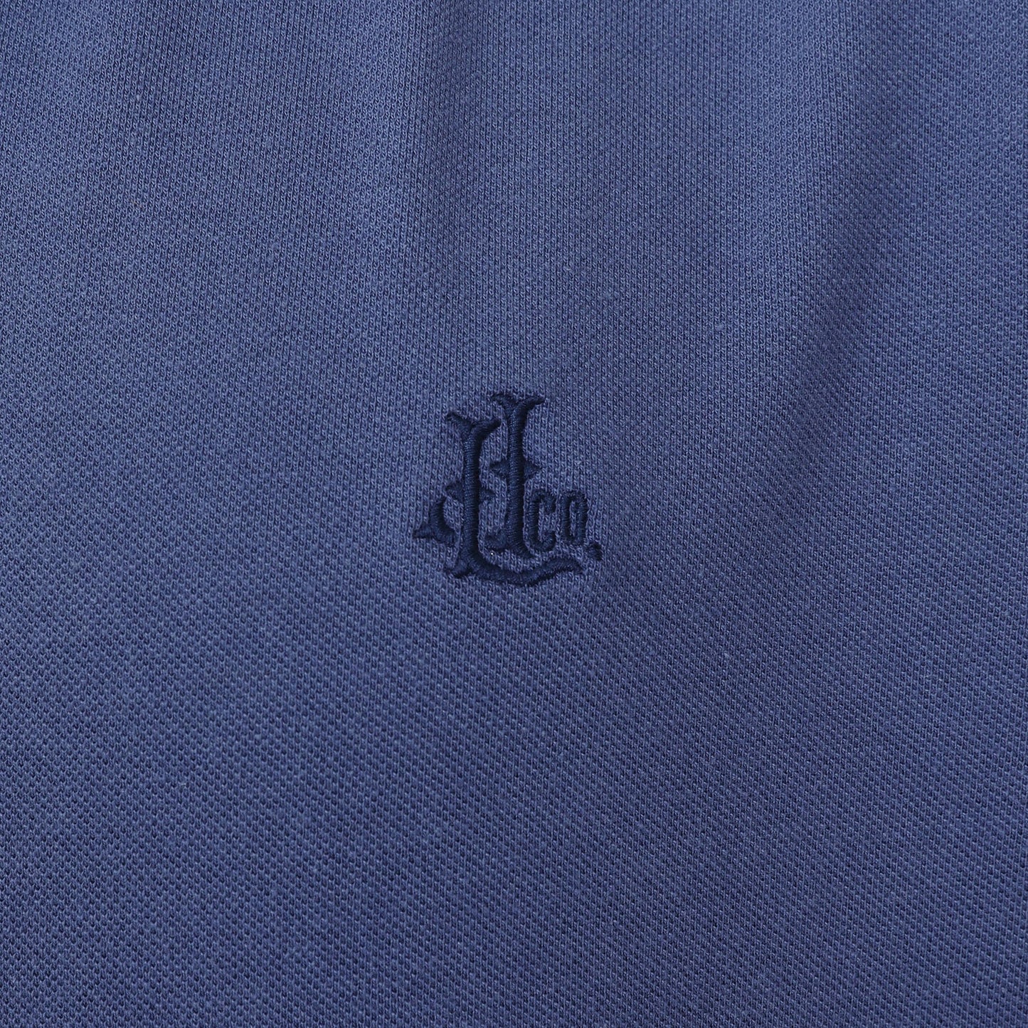 Denim-Denim - Back - Lazy Jacks Mens Embroidered Polo Shirt