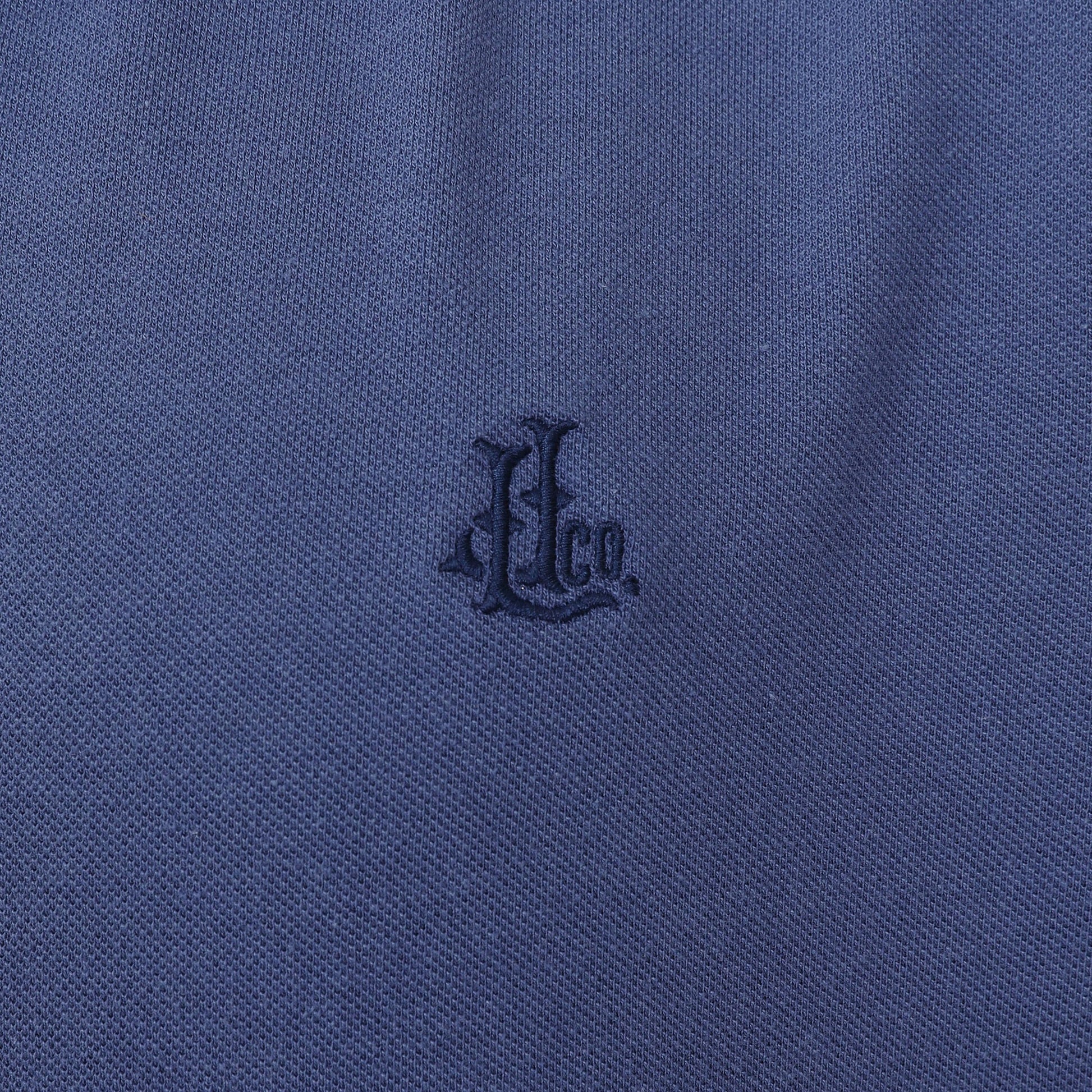 Denim-Denim - Back - Lazy Jacks Mens Embroidered Polo Shirt