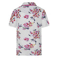 White - Back - Lazy Jacks Girls Wildflower Polo Shirt