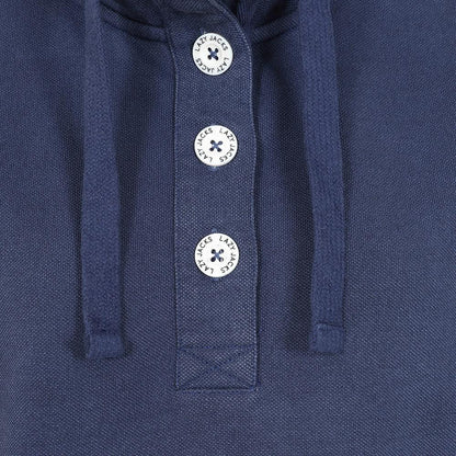 Navy-Navy - Side - Lazy Jacks Womens-Ladies Snug Fit Fleece Top