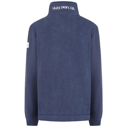Navy-Navy - Lifestyle - Lazy Jacks Womens-Ladies Snug Fit Fleece Top