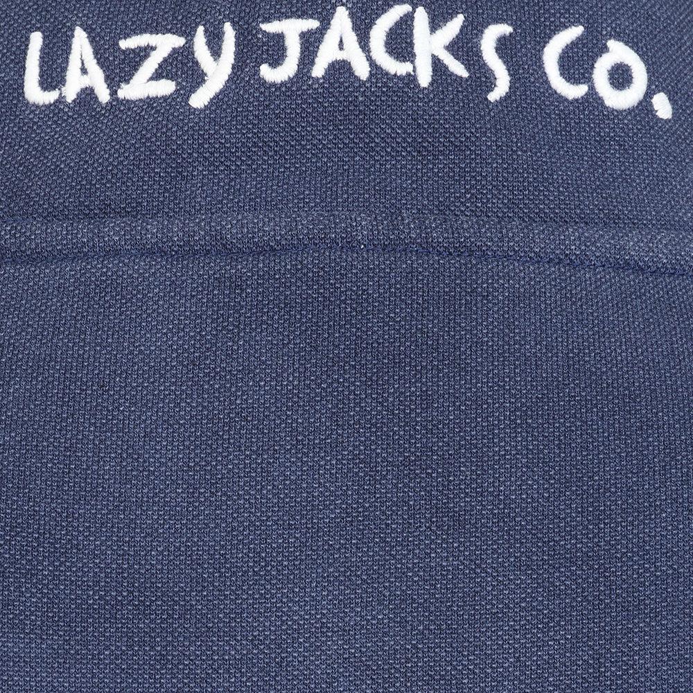 Navy-Navy - Pack Shot - Lazy Jacks Womens-Ladies Snug Fit Fleece Top