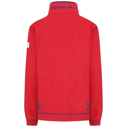 Red - Lifestyle - Lazy Jacks Womens-Ladies Snug Fit Fleece Top