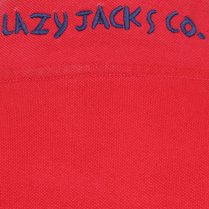 Red - Pack Shot - Lazy Jacks Womens-Ladies Snug Fit Fleece Top