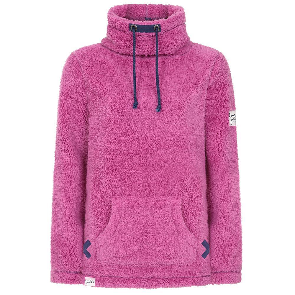 Raspberry - Front - Lazy Jacks Womens-Ladies Snug Fit Fleece Top