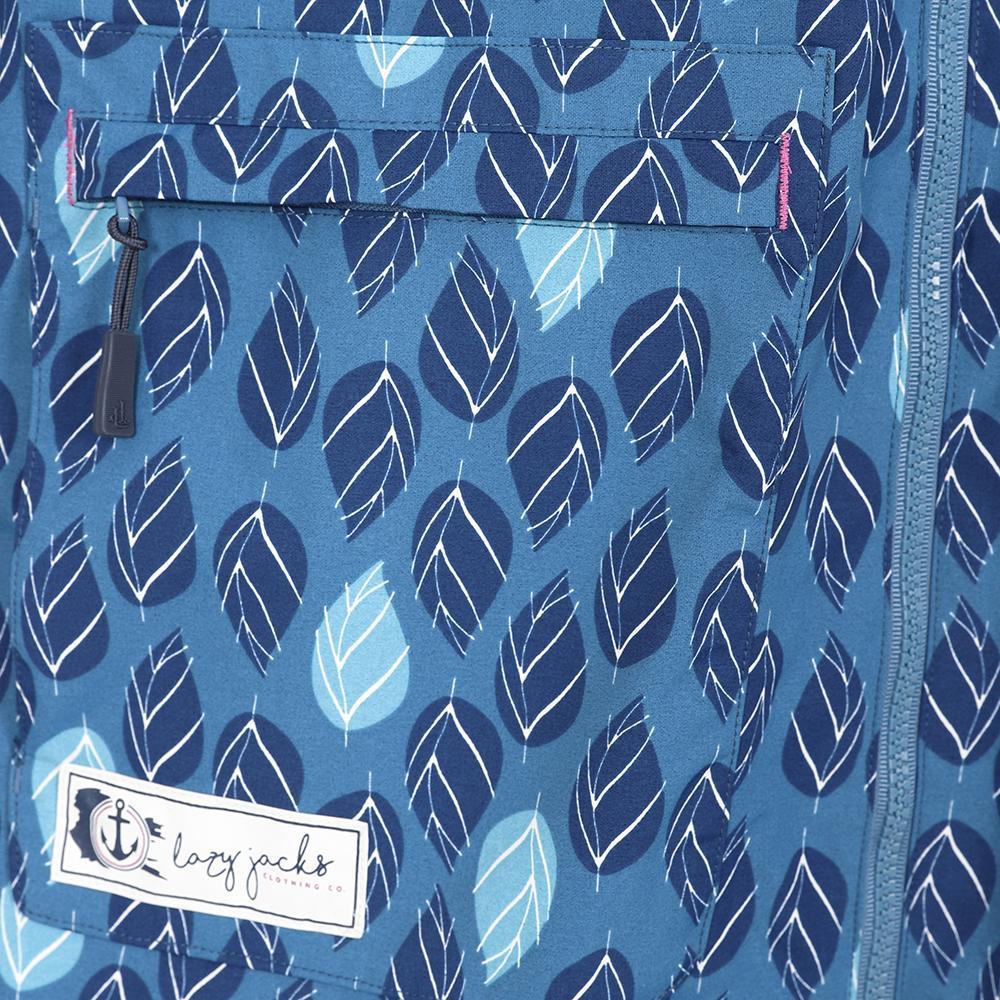 Autumn - Lifestyle - Lazy Jacks Womens-Ladies Printed Long Waterproof Jacket