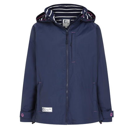 Marine - Front - Lazy Jacks Womens-Ladies Waterproof Jacket