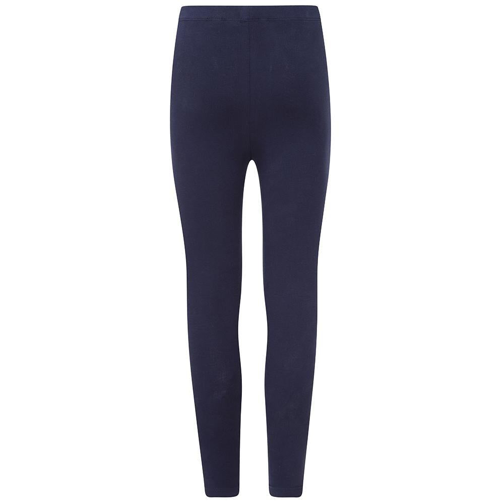 Marine - Back - Lazy Jacks Womens-Ladies Jersey Leggings