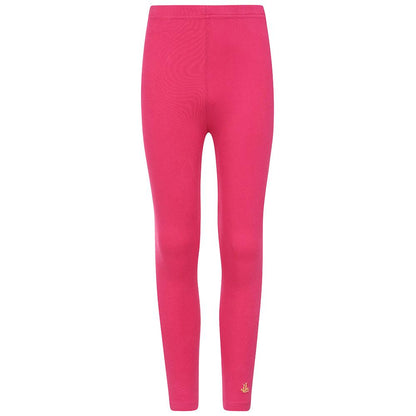 Pink - Front - Lazy Jacks Womens-Ladies Jersey Leggings