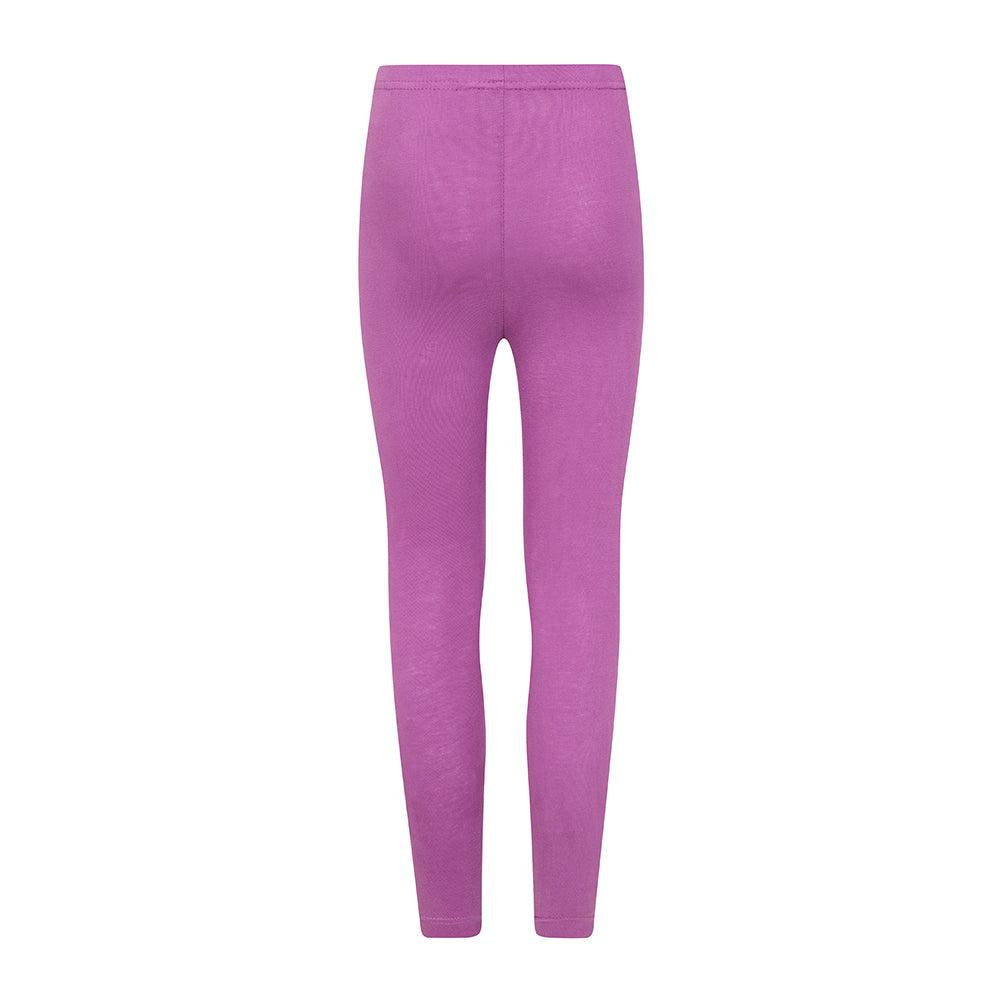 Purple-Purple - Back - Lazy Jacks Womens-Ladies Jersey Leggings