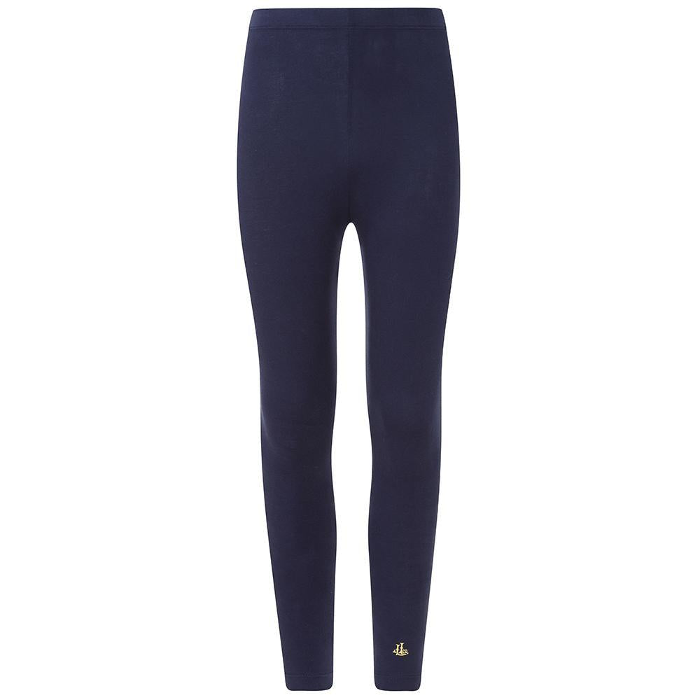 Marine - Front - Lazy Jacks Womens-Ladies Jersey Leggings
