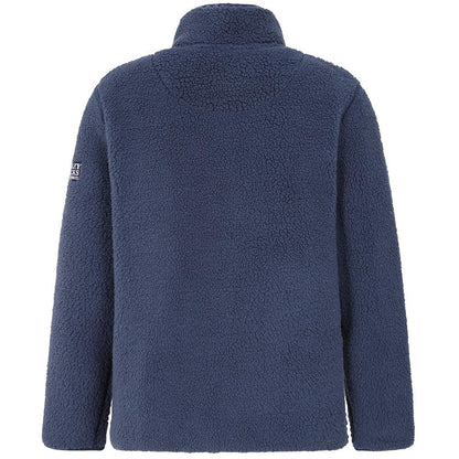 Marine - Side - Lazy Jacks Mens Sherpa Fleece Half Zip Sweatshirt