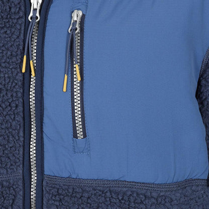 Marine - Back - Lazy Jacks Mens Sherpa Fleece Full Zip Fleece Jacket