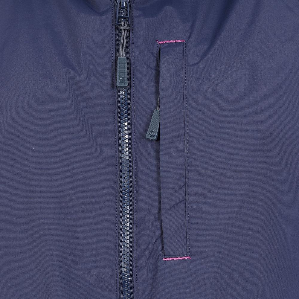 Marine - Back - Lazy Jacks Womens-Ladies Long Waterproof Jacket