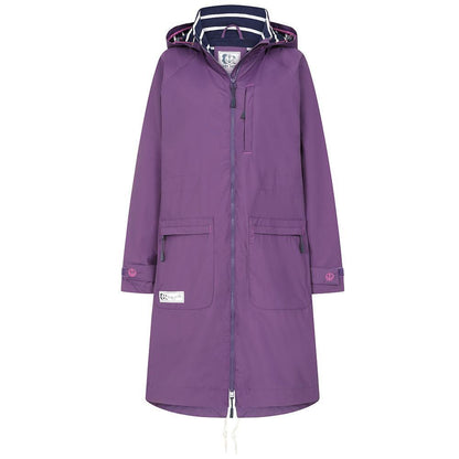 Loganberry - Front - Lazy Jacks Womens-Ladies Long Waterproof Jacket